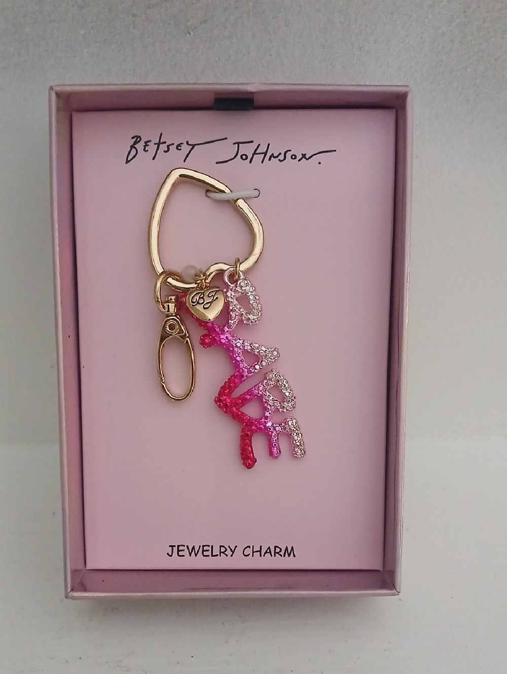 Betsey Johnson "Babe" Jewelry Charm